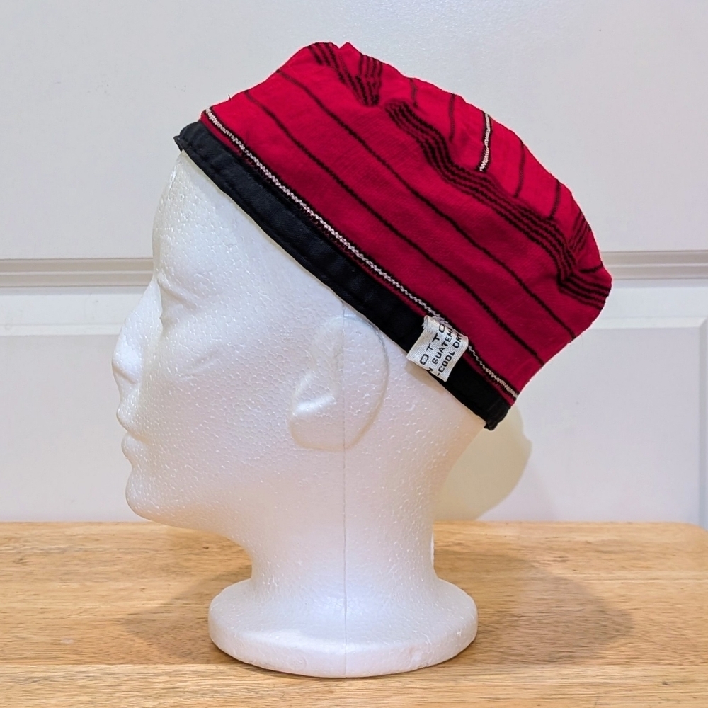 NWOT Beckwoman L 100% Cotton Handmade Reversible Smoking Cap